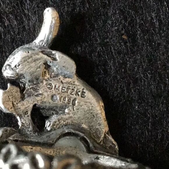 Bunny ring vintage 1990by Metzke Size 9 - Picture 4 of 4